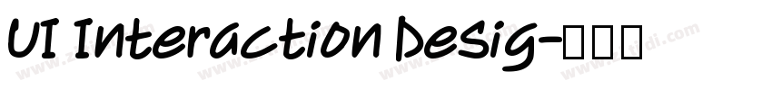 UI Interaction Desig字体转换 UI Interaction Desig字体转换
